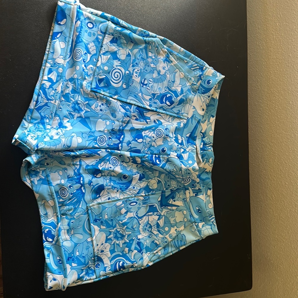 Blackmilk Pokemon water type cuffed shorts nintendo squirtle magikarp piplup